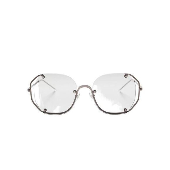 EMPORIO ARMANI Accessories - EMPORIO ARMANI Women's Rimless Geometric Sunglasses Women LIGHT GREY
